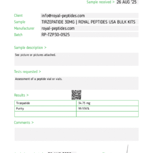 Tirzepatide 10-Vial Bulk Kit TR wholesale 10-vial research kit product view 4