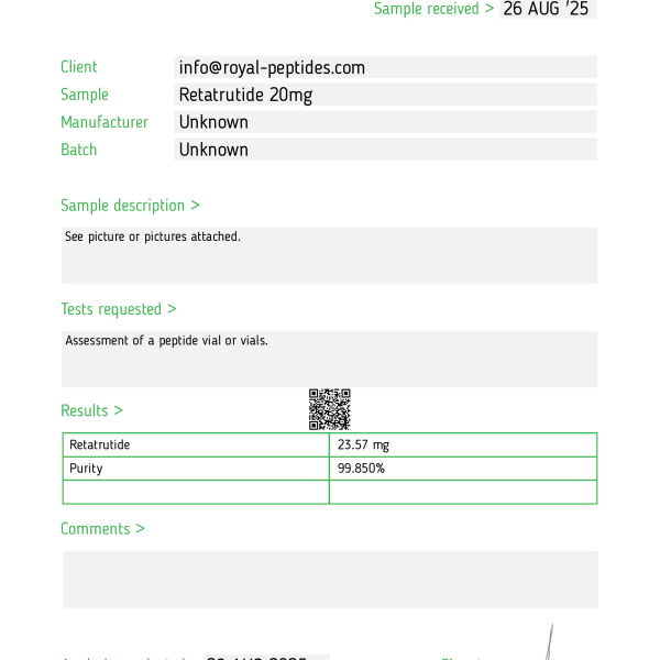 Retatrutide 10-Vial Bulk Kit RT wholesale 10-vial research kit product view 17