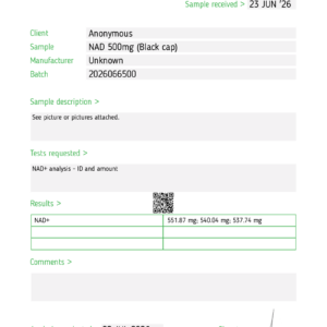 NAD+ (Nicotinamide Adenine Dinucleotide) wholesale 10-vial research kit product view 4