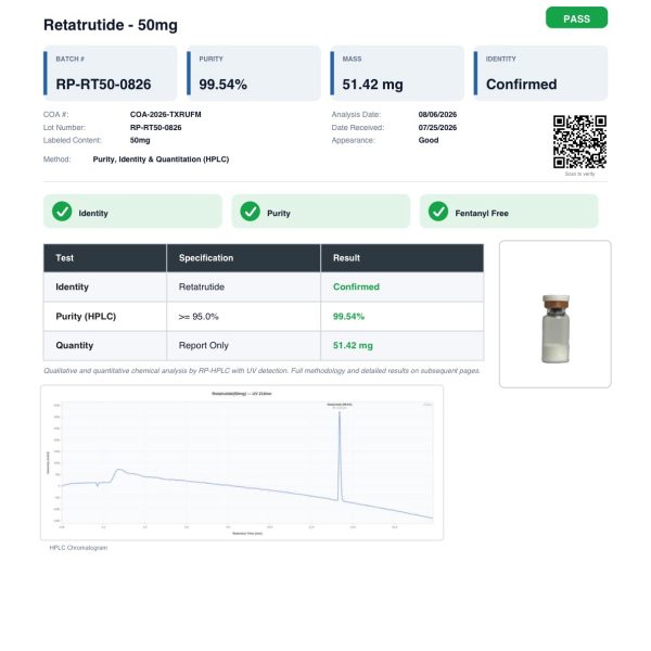 Retatrutide 10-Vial Bulk Kit RT wholesale 10-vial research kit product view 5