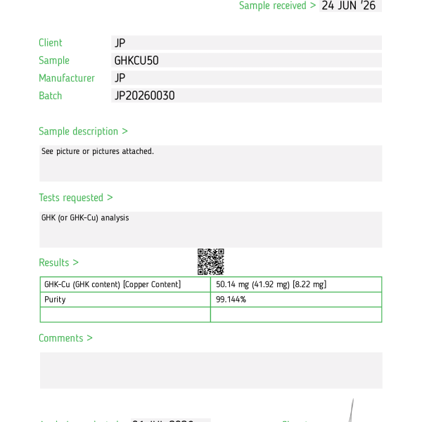GHK-Cu Copper Peptide wholesale 10-vial research kit product view 4