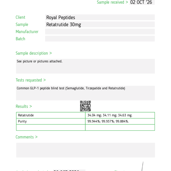 Retatrutide 10-Vial Bulk Kit RT wholesale 10-vial research kit product view 3