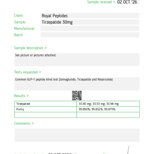 Tirzepatide 10-Vial Bulk Kit TR wholesale 10-vial research kit product view 3