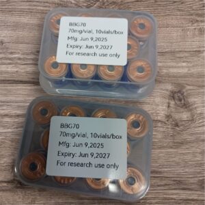 GLOW 70mg GTB Blend wholesale 10-vial research kit product view 6