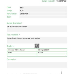 HGH 191AA (Somatropin) Kit wholesale 10-vial research kit product view 7